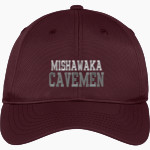 Mishawaka Cavemen Sport-Tek Dry Zone Nylon Cap Front Thumbnail