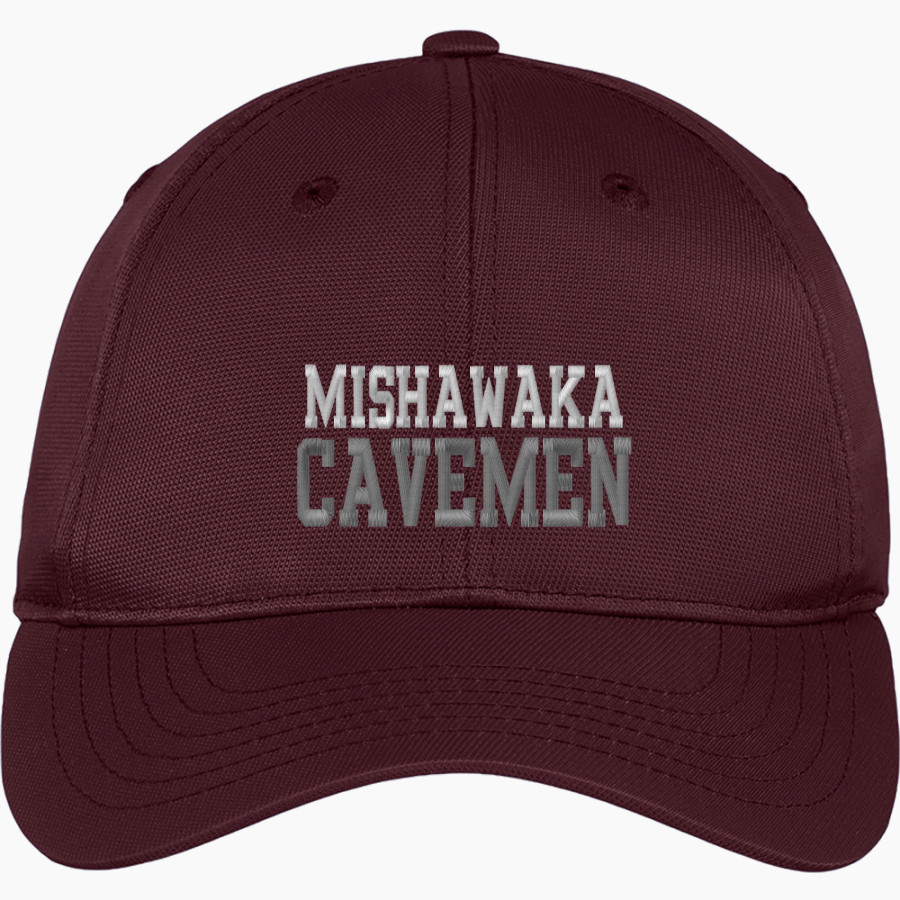 Mishawaka Cavemen Sport-Tek Dry Zone Nylon Cap