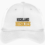 HIGHLAND HIGH SCHOOL HUSKIES Sport-Tek Dry Zone Nylon Cap Front Thumbnail