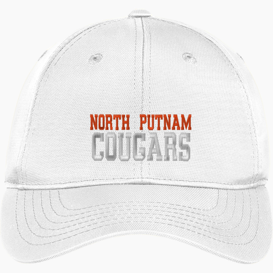 North Putnam Cougars Sport-Tek Dry Zone Nylon Cap