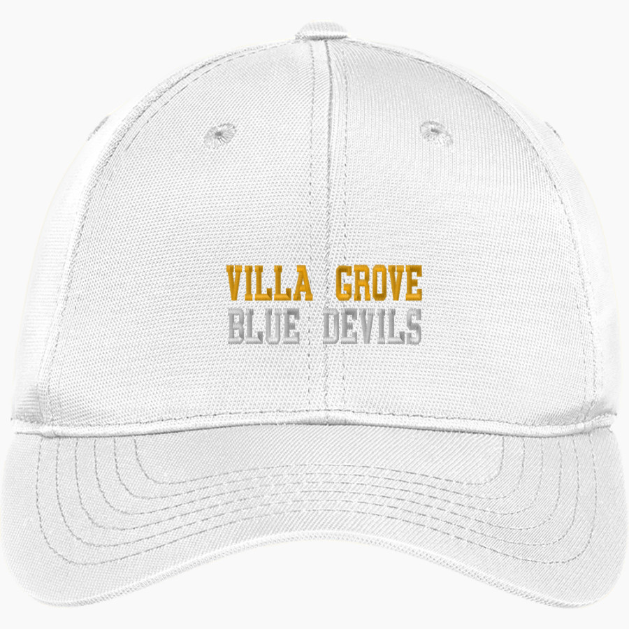 VILLA GROVE HIGH SCHOOL BLUE DEVILS Sport-Tek Dry Zone Nylon Cap
