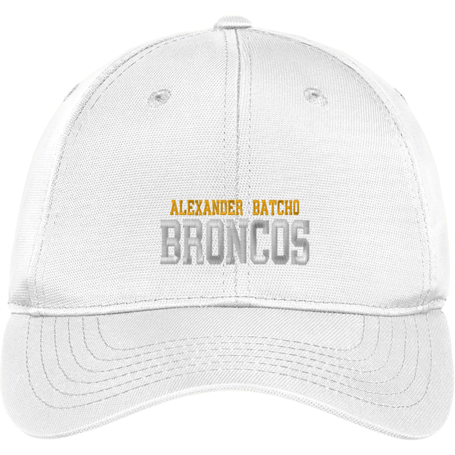Alexander Batcho Broncos <span class="pdp-name-mascot">Alexander Batcho School Broncos</span> Sport-Tek Dry Zone Nylon Cap