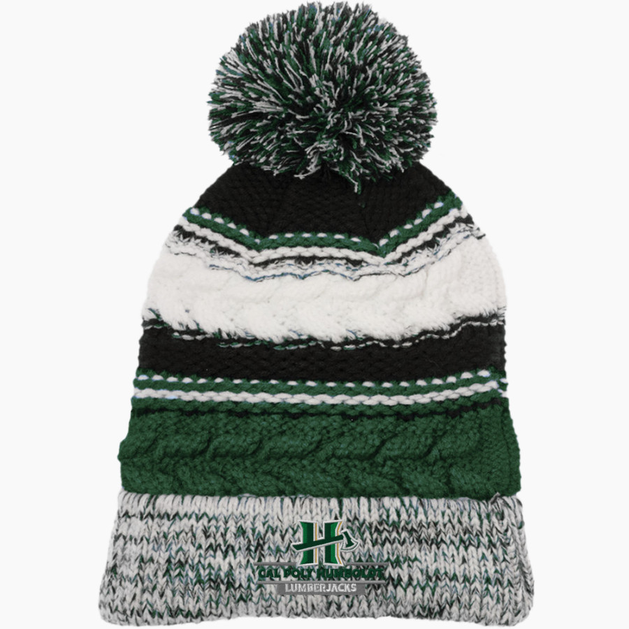 Cal Poly Humboldt Lumberjacks <span class="pdp-name-mascot">Humboldt State Lumberjacks</span> Sport-Tek Pom Pom Team Beanie