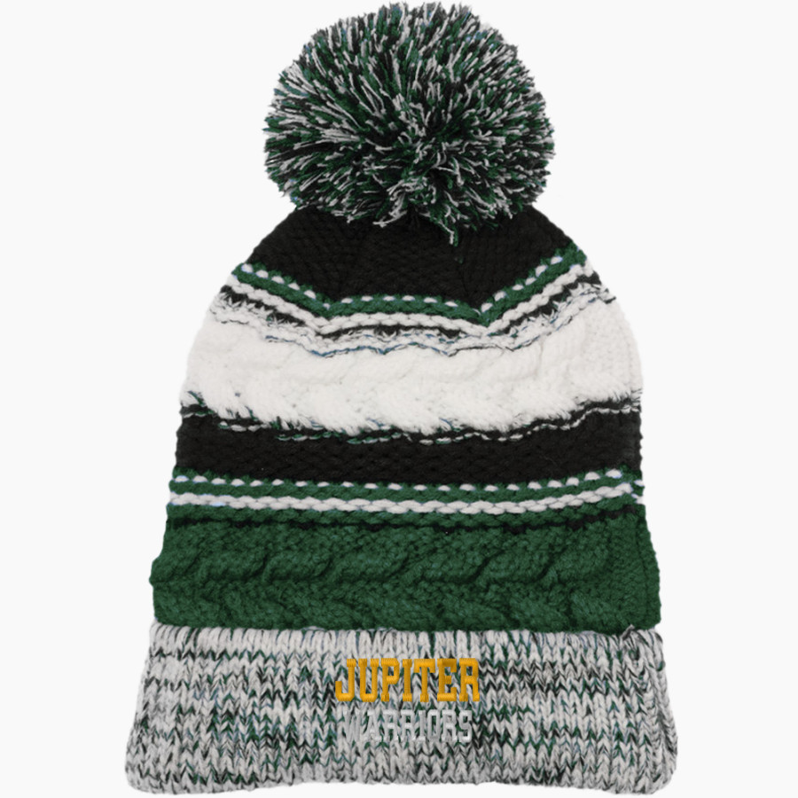 JUPITER HIGH SCHOOL WARRIORS <span class="pdp-name-mascot">JUPITER WARRIORS</span> Sport-Tek Pom Pom Team Beanie