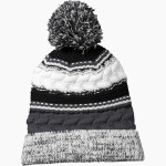 Worthington City Schools Worthington Sport-Tek Pom Pom Team Beanie Front Thumbnail