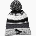 RIVERSIDE PIRATES The Official Online Store Sport-Tek Pom Pom Team Beanie Front Thumbnail