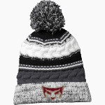 Willamette Bearcats Sport-Tek Pom Pom Team Beanie Front Thumbnail