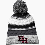 East Hartford Middle School <span class="pdp-name-mascot">East Hartford Falcons</span> Sport-Tek Pom Pom Team Beanie Front Thumbnail
