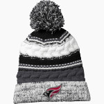 LAWNDALE HIGH SCHOOL CARDINALS <span class="pdp-name-mascot">LAWNDALE CARDINALS</span> Sport-Tek Pom Pom Team Beanie Front Thumbnail