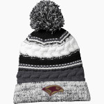 Scotts Valley Falcons Sport-Tek Pom Pom Team Beanie Front Thumbnail