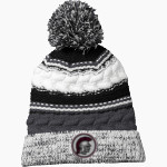 NOWATA HIGH SCHOOL IRONMEN <span class="pdp-name-mascot">NOWATA IRONMEN</span> Sport-Tek Pom Pom Team Beanie Front Thumbnail