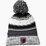Team Jackson Kicking Online Store <span class="pdp-name-mascot">Team Jackson Kicking</span> Sport-Tek Pom Pom Team Beanie Front Thumbnail