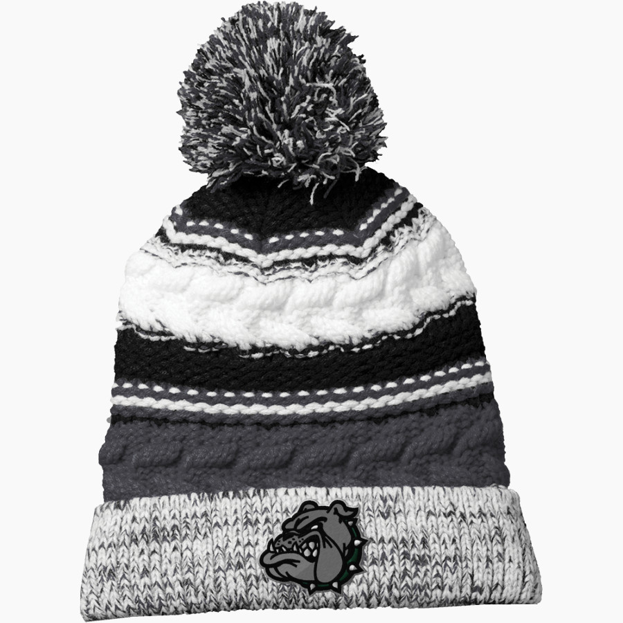 MELBOURNE HIGH SCHOOL BULLDOGS <span class="pdp-name-mascot">MELBOURNE BULLDOGS</span> Sport-Tek Pom Pom Team Beanie