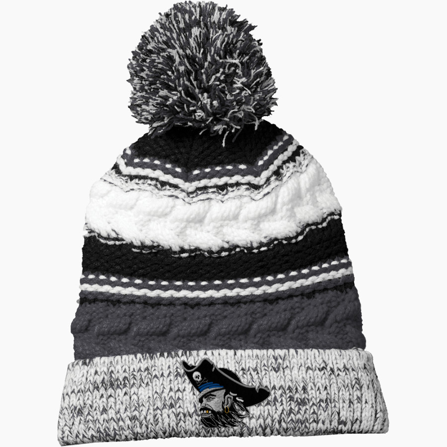 RIVERSIDE PIRATES The Official Online Store Sport-Tek Pom Pom Team Beanie