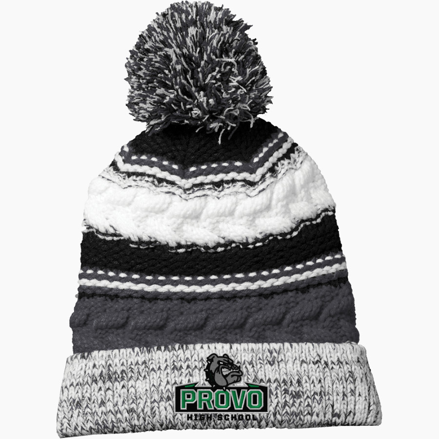PROVO HIGH SCHOOL BULLDOGS <span class="pdp-name-mascot">PROVO BULLDOGS</span> Sport-Tek Pom Pom Team Beanie