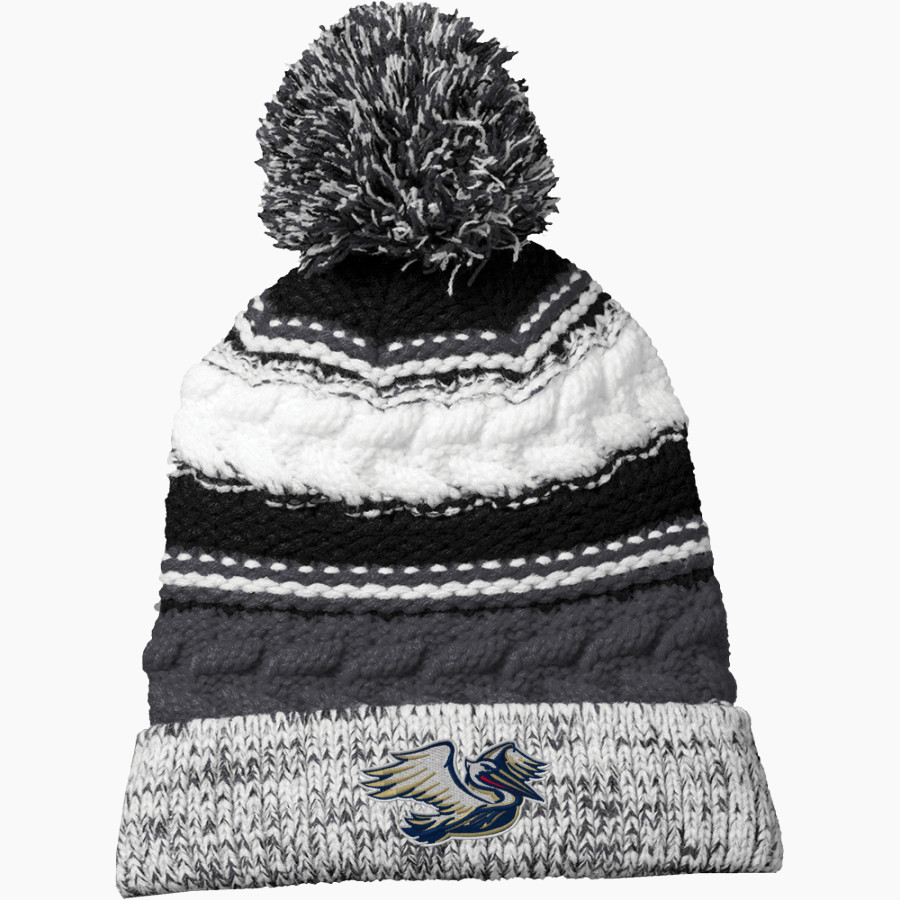 Morris Jeff Pelicans Sport-Tek Pom Pom Team Beanie