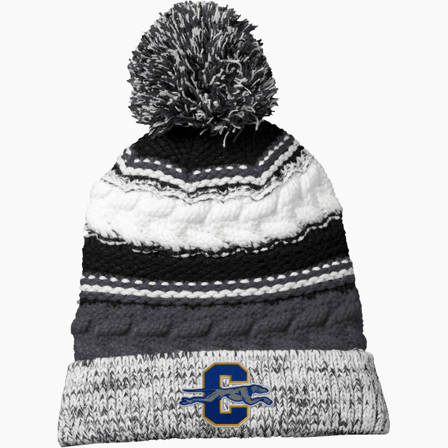Carmel Greyhounds Greyhounds <span class="pdp-name-mascot">Carmel Greyhounds</span> Sport-Tek Pom Pom Team Beanie