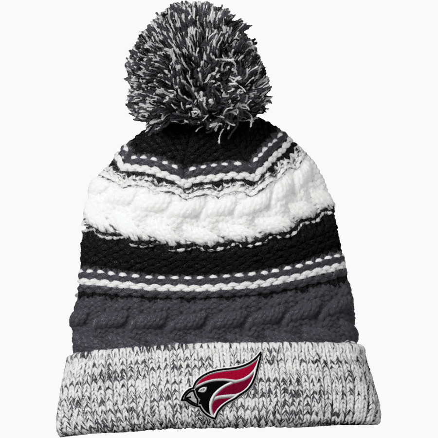 LAWNDALE HIGH SCHOOL CARDINALS <span class="pdp-name-mascot">LAWNDALE CARDINALS</span> Sport-Tek Pom Pom Team Beanie
