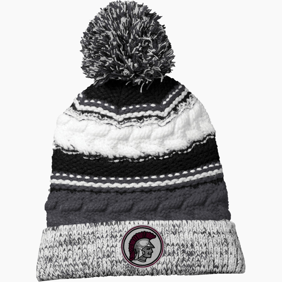 NOWATA HIGH SCHOOL IRONMEN <span class="pdp-name-mascot">NOWATA IRONMEN</span> Sport-Tek Pom Pom Team Beanie