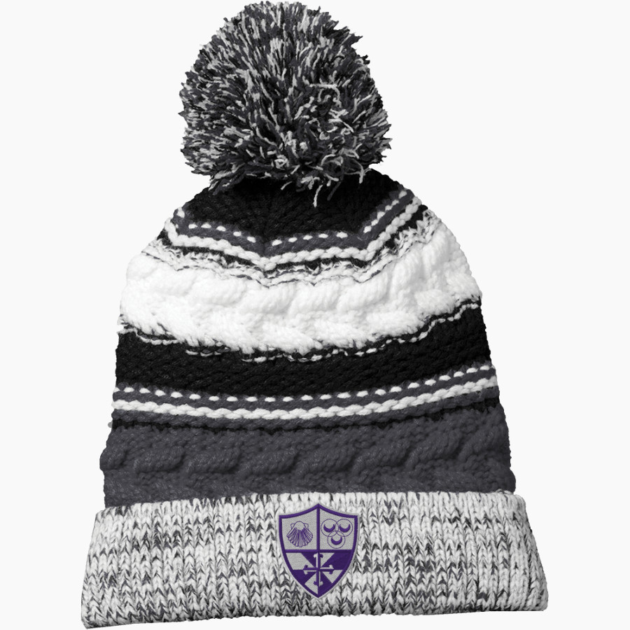 St. Edmund Prep Eagles <span class="pdp-name-mascot">St. Edmund Eagles</span> Sport-Tek Pom Pom Team Beanie
