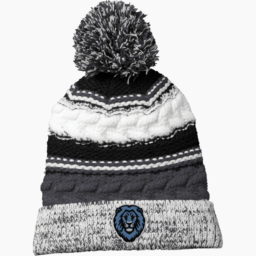 Mount St. Dominic Academy Lions Sport-Tek Pom Pom Team Beanie