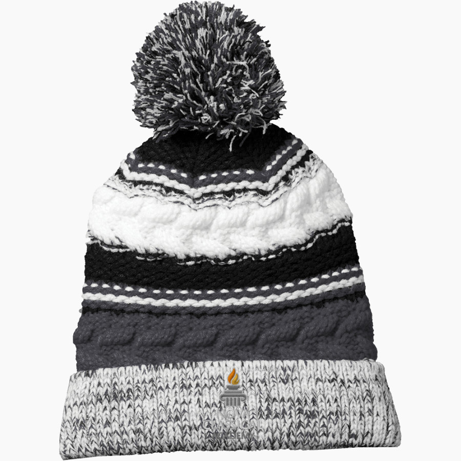 Nova Knights Sport-Tek Pom Pom Team Beanie