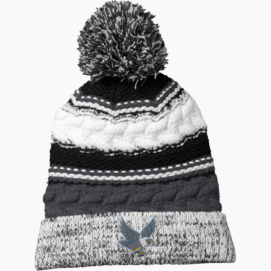 Eisenhower Elementary School Eagles <span class="pdp-name-mascot">Eisenhower Elementary School Eagles</span> Sport-Tek Pom Pom Team Beanie