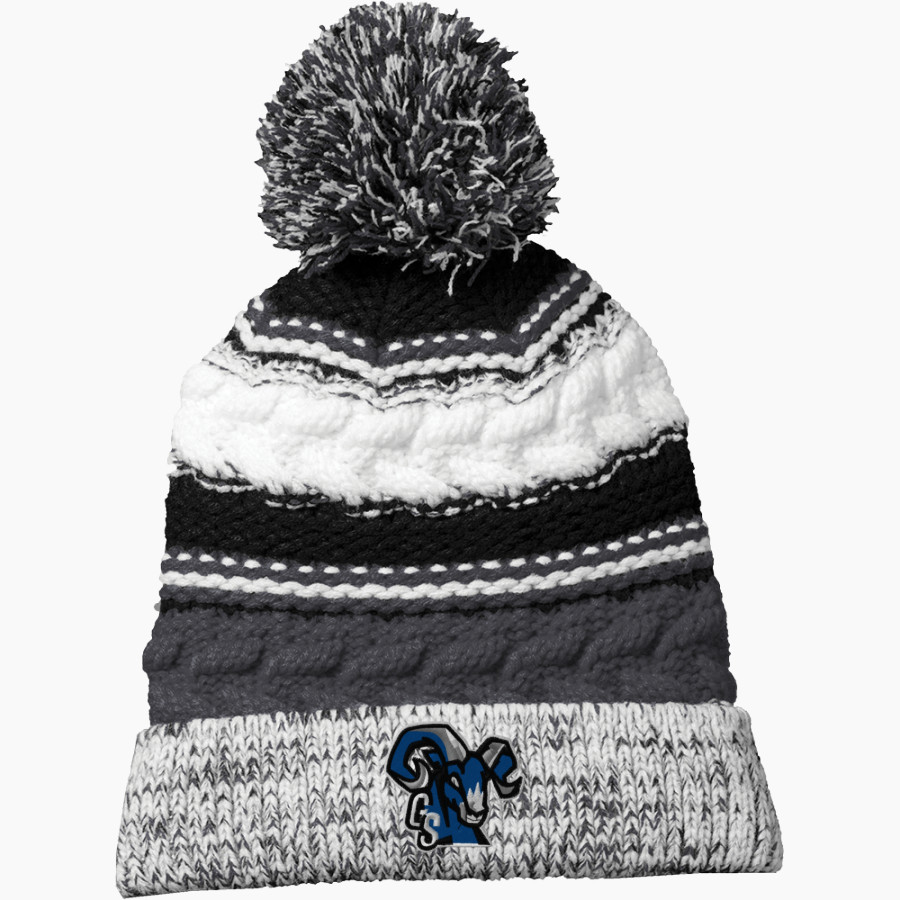 Good Shepherd Rams <span class="pdp-name-mascot">Good Shepherd School Rams</span> Sport-Tek Pom Pom Team Beanie