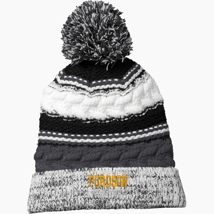 FORDSON HIGH SCHOOL TRACTORS ONLINE STORE <span class="pdp-name-mascot">FORDSON TRACTORS</span> Sport-Tek Pom Pom Team Beanie