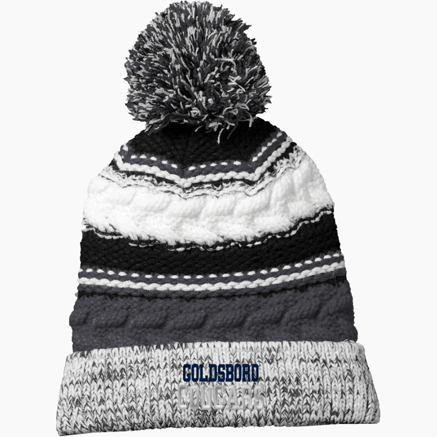 Goldsboro Cougars <span class="pdp-name-mascot">Goldsboro Cougars</span> Sport-Tek Pom Pom Team Beanie