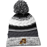 Brush Arcs <span class="pdp-name-mascot">Charles F Brush High School Arcs</span> Sport-Tek Pom Pom Team Beanie Front Thumbnail