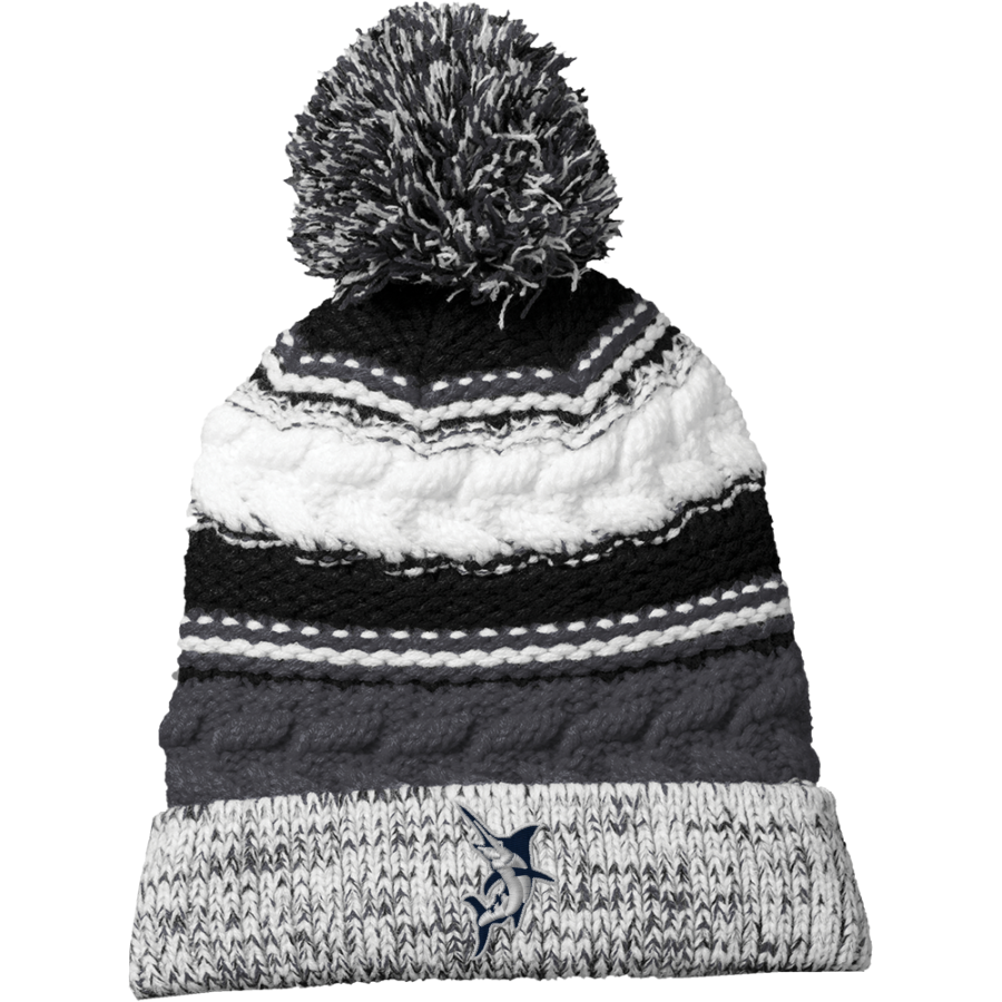 Lowcountry Marlins <span class="pdp-name-mascot">lowcountry Marlins</span> Sport-Tek Pom Pom Team Beanie