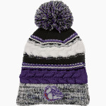BEMENT MIDDLE SCHOOL BULLDOGS Sport-Tek Pom Pom Team Beanie Front Thumbnail