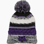 MUNCIE CENTRAL HIGH SCHOOL BEARCATS <span class="pdp-name-mascot">MUNCIE BEARCATS</span> Sport-Tek Pom Pom Team Beanie Front Thumbnail
