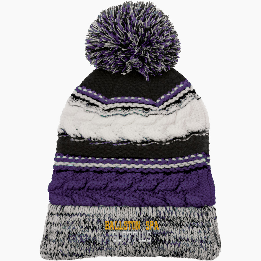 Ballston Spa Scotties The Official Online Store <span class="pdp-name-mascot">Baaston Spa Scotties</span> Sport-Tek Pom Pom Team Beanie