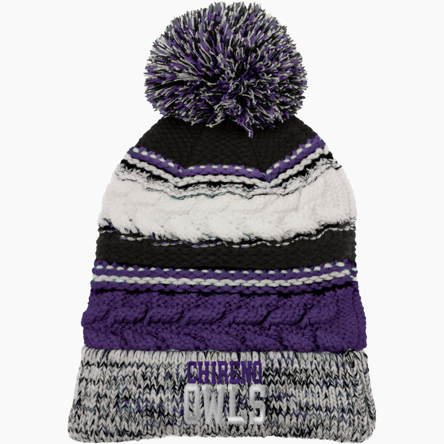 CHIRENO HIGH SCHOOL OWLS <span class="pdp-name-mascot">CHIRENO OWLS</span> Sport-Tek Pom Pom Team Beanie