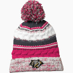Canjo Cougars Sport-Tek Pom Pom Team Beanie Front Thumbnail