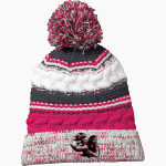California University of Pennsylvania Sport-Tek Pom Pom Team Beanie Front Thumbnail