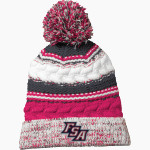 Fulton Science Academy Mustangs <span class="pdp-name-mascot">Fulton Science Academy Mustangs</span> Sport-Tek Pom Pom Team Beanie Front Thumbnail