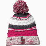 La Jolla Vikings Sport-Tek Pom Pom Team Beanie Front Thumbnail