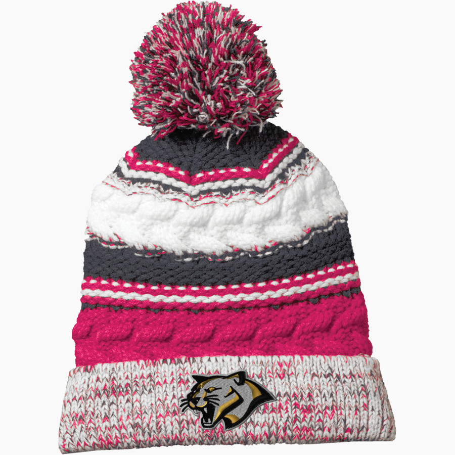 Canjo Cougars Sport-Tek Pom Pom Team Beanie