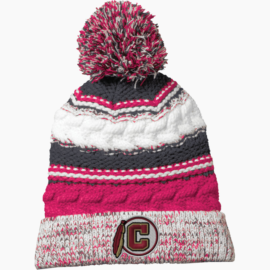 Creekside Seminoles Sport-Tek Pom Pom Team Beanie