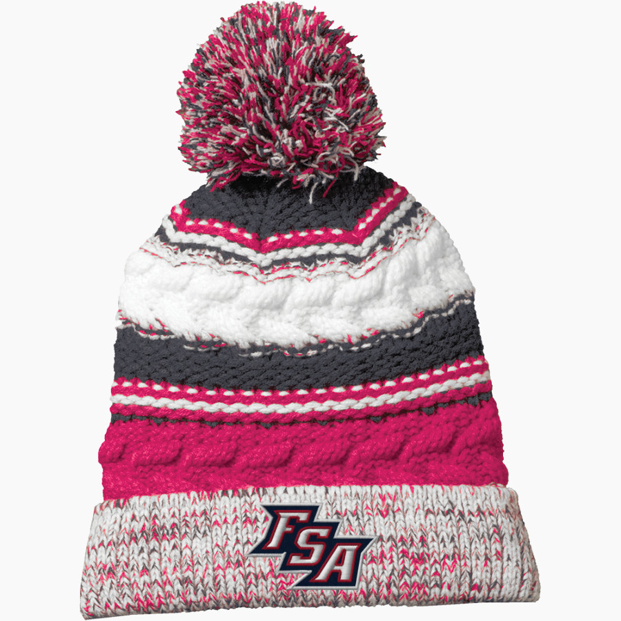 Fulton Science Academy Mustangs <span class="pdp-name-mascot">Fulton Science Academy Mustangs</span> Sport-Tek Pom Pom Team Beanie