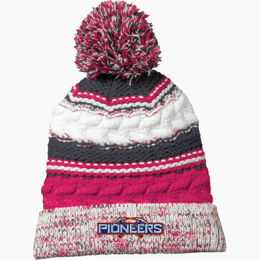 UW-Platteville PIONEERS ONLINE STORE <span class="pdp-name-mascot">UW-Platteville Pioneers</span> Sport-Tek Pom Pom Team Beanie