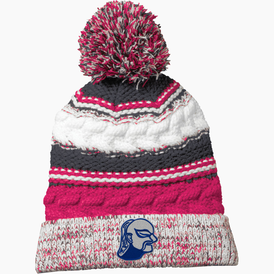 Granville Central Golden Horde Sport-Tek Pom Pom Team Beanie