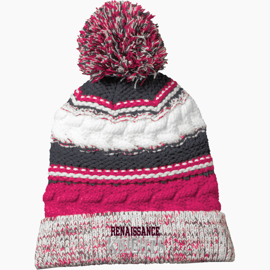 Renaissance Knights <span class="pdp-name-mascot">Renaissance Knights</span> Sport-Tek Pom Pom Team Beanie