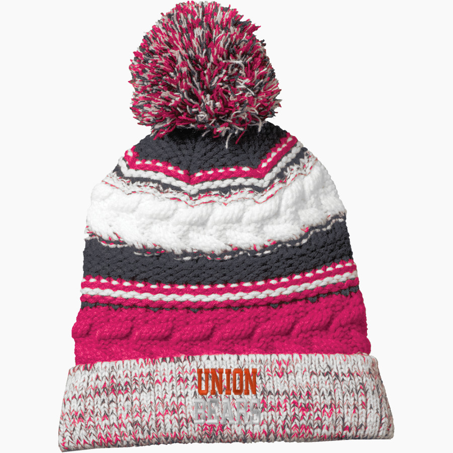 Union Bears Sport-Tek Pom Pom Team Beanie
