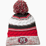 Morton Potters <span class="pdp-name-mascot">Morton Potters</span> Sport-Tek Pom Pom Team Beanie Front Thumbnail