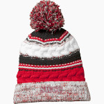 Southwestern Spartans <span class="pdp-name-mascot">Southwestern Spartans</span> Sport-Tek Pom Pom Team Beanie Front Thumbnail
