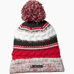 DOVER HIGH SCHOOL LONGHORNS <span class="pdp-name-mascot">DOVER LONGHORNS</span> Sport-Tek Pom Pom Team Beanie Front Thumbnail